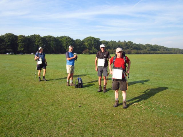 Walking over Wively plain